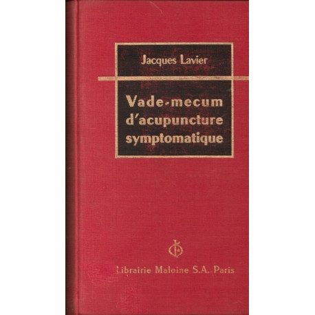 Vade-mecum d'acupuncture symptomatique