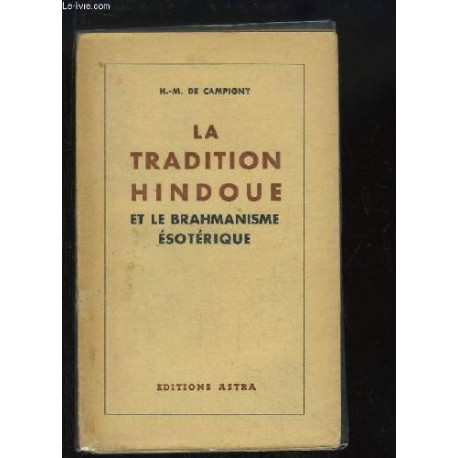 La Tradition Hindoue et le Brahmanisme ésotérique