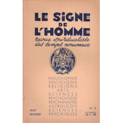 Le Signe de l'Homme. revue spiritualiste des temps nouveaux n° 5