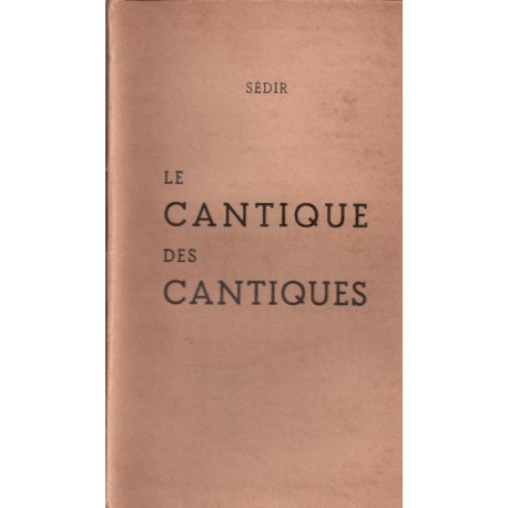 Le Cantique des Cantiques