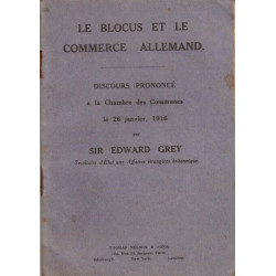 Le blocus et le commerce allemand. Discours prononcé à la Chambre...